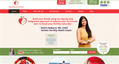 Desktop Screenshot of eatplanconceive.com